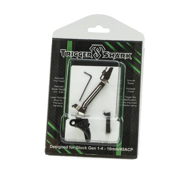 Trigger Shark Glock Gen 1-4 Trigger 10mm-45ACP- Now with Reduced Over-travel and aggressive reset!! - Image 2